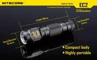 Фонарь Nitecore EC2 (Cree XP-G2 R5, 410 люмен, 7 режимов, 1x18650)