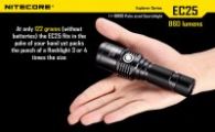 LED Flashlight Nitecore EC25w COBRA (CREE XM-L2 T6, 860 lumen, 8 modes, 1x18650), neutral white