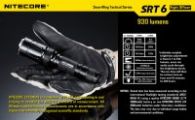 Фонарь Nitecore SRT6 Night Officer (Cree XM-L2 T6, 930 люмен, 5 режимов, 1x18650), военный серый