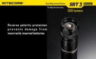 Фонарь Nitecore SRT3 Defender (Cree XM-L2 T6, 550 люмен, 8 режимов, 1xAA/14500/CR123A), серый