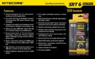 Фонарь Nitecore SRT6 Night Officer (Cree XM-L2 T6, 930 люмен, 5 режимов, 1x18650), военный серый