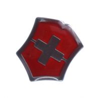 Значок Victorinox "Swiss emblem", красный 4.1888