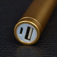 Внешнее зарядное устройство Power Bank DOCA D538 (2600mAh), золотой