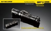 Фонарь Nitecore SRT5 Detective (Cree XM-L2 T6, 750 люмен, 8 режимов, 1x18650), серый