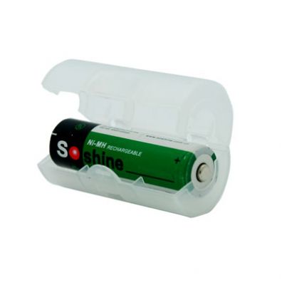 Переходник конвертор Soshine для аккумуляторов (1xAA -> C size)