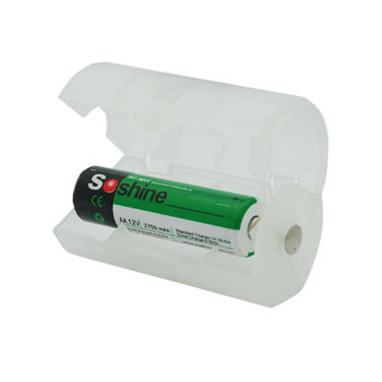 Adapter for Ni-MH batteries Soshine (1xAA -> D size)
