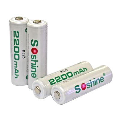 Rechargeable battery Ni-MH RTU AA (R6) Soshine 1.2V (2200mAh), 4pcs. blister