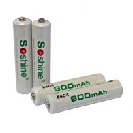Аккумулятор никель-металлогидридный Ni-MH RTU AAA (R03) Soshine 1.2V (900mAh), 4шт., блистер