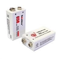 Аккумулятор литиевый Li-Ion Крона (6F22) Soshine 7.4V (650mAh)