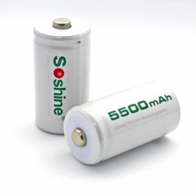 Rechargeable battery Ni-MH RTU C (R14) Soshine 1.2V (5500mAh)