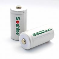 Аккумулятор никель-металлогидридный Ni-MH RTU C (R14) Soshine 1.2V (5500mAh)