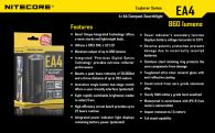 Фонарь Nitecore EA4 PIONEER (Cree XM-L U2, 860 люмен, 7 modes, 4xAA)