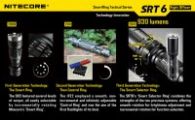 Фонарь Nitecore SRT6 Night Officer (Cree XM-L2 T6, 930 люмен, 5 режимов, 1x18650), военный серый