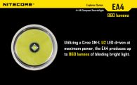 Фонарь Nitecore EA4 PIONEER (Cree XM-L U2, 860 люмен, 7 modes, 4xAA)