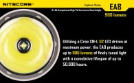 Фонарь Nitecore EA8w (Cree XM-L U2, 900 люмен, 8 режимов, 8xAA), нейтральный белый