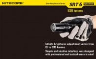 Фонарь Nitecore SRT6 Night Officer (Cree XM-L2 T6, 930 люмен, 5 режимов, 1x18650), военный серый