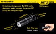 Фонарь Nitecore SRT3 Defender (Cree XM-L2 T6, 550 люмен, 8 режимов, 1xAA/14500/CR123A), черный