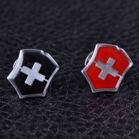 Значок Victorinox "Swiss emblem", черный 4.1888.3