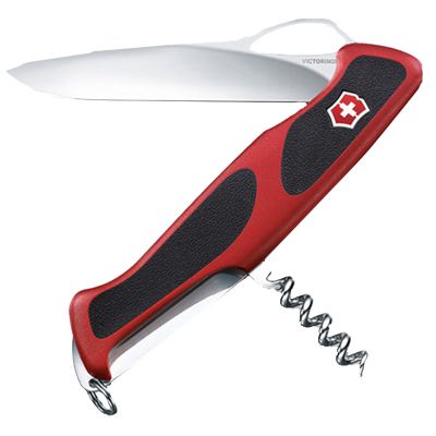 Нож складной, мультитул Victorinox Rangergrip 63 One Hand (130мм, 5 функций), красно-черный 0.9523.M ― fonarik.in.ua