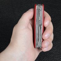 Нож складной, мультитул Victorinox Climber Ecoline (91мм,14 функций), красный 3.3703