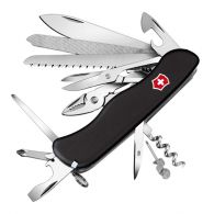 Нож складной, мультитул Victorinox Workchamp (111мм, 21 функций), черный 0.9064.3