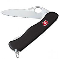 Нож складной, мультитул Victorinox Sentinel One Hand (111мм, 5 функций), черный 0.8416.MW3