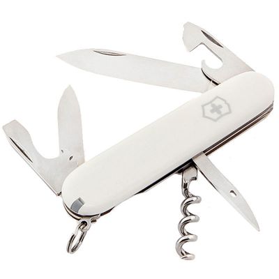 Нож складной, мультитул Victorinox SPARTAN (91мм, 12 функций), белый 1.3603.7 ― fonarik.in.ua