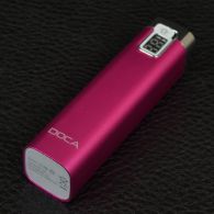 Внешнее зарядное устройство Power Bank DOCA D516 (2600mAh), розовый