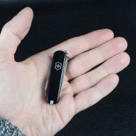 Нож складной, мультитул Victorinox Classic SD (58мм, 7 функций), черный 0.6223.3