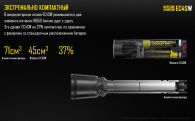 Фонарь Nitecore EC4Sw (Cree MT-G2, 2000 люмен, 8 режимов, 2x18650), тёплый белый