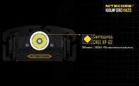 Фонарь налобный Nitecore HA20 (Cree XP-G2, 300 люмен, 10 режимов, 2хAA)