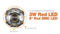 Задний фонарь для велосипеда Magicshine MJ-818 (3W + 9xSMD red LEDs, 85 люмен, 3 режима)