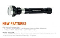 Подводный фонарь Magicshine MJ-810B New (Cree XM-L2, 1000 лм, 4 реж., 2x18650), комплект с фильтрами