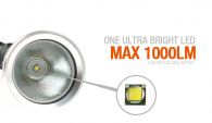 Подводный фонарь Magicshine MJ-810B New (Cree XM-L2, 1000 лм, 4 реж., 2x18650), комплект с фильтрами