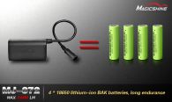 Велофара Magicshine MJ-816E (Cree XM-L2 + 2xCree XP-G2, 1800 люмен, 4 реж, 4.4Ah), комплект