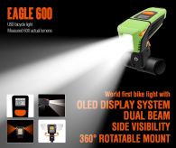 LED Bike Light Magicshine EAGLE 600 (2xCree XP-G2, 600 lumen, 3 modes), black