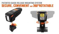 LED Bike Light Magicshine EAGLE 600 (2xCree XP-G2, 600 lumen, 3 modes), black